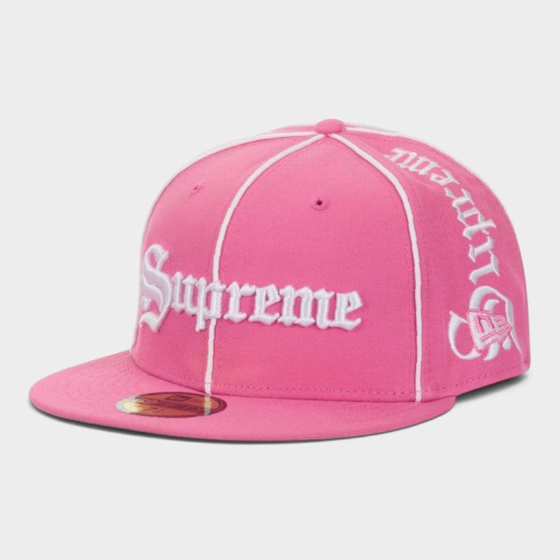 Supreme シュプリーム 2026AW Piping Script New Era Cap パイピング スクリプト ニューエラキャップ　ピンク