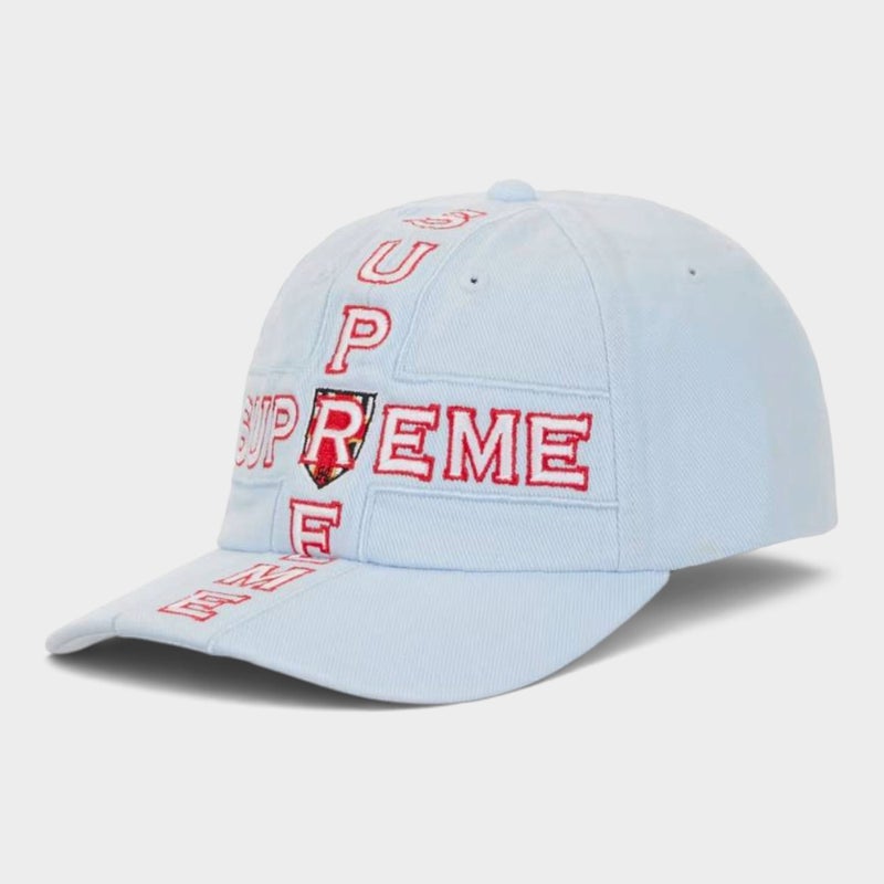 Supreme シュプリーム 2026AW Cross 6-Panel Cap クロス 6パネルキャップ ライトブルー
