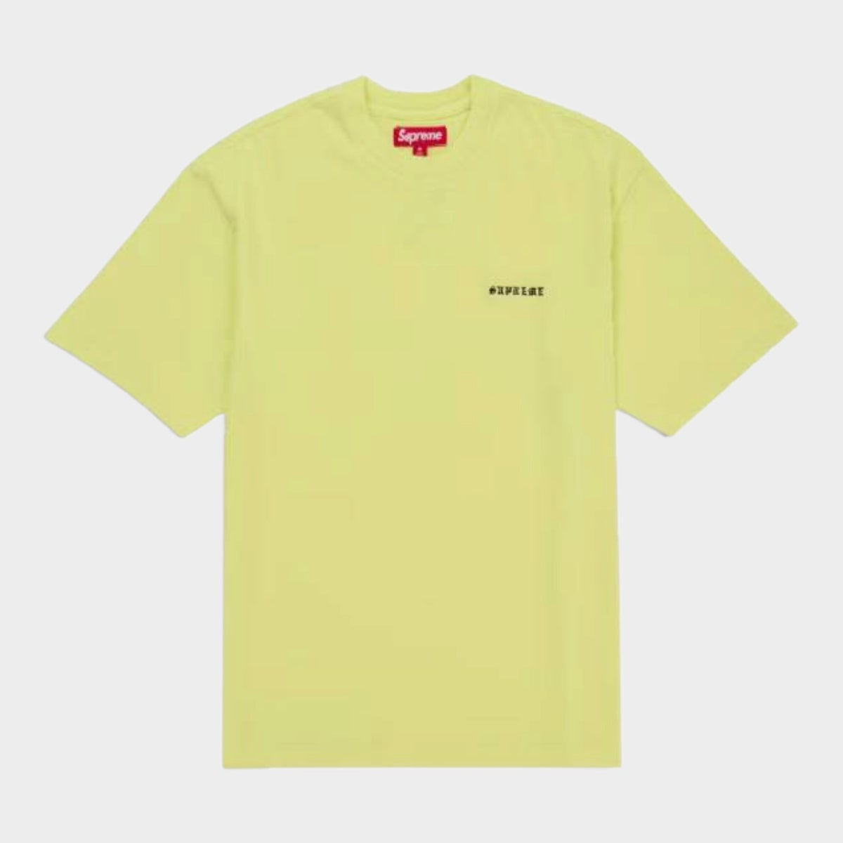 Supreme シュプリーム 2026AW Washed S/S Top ウォッシュド ショートスリーブ トップTシャツ イエロー