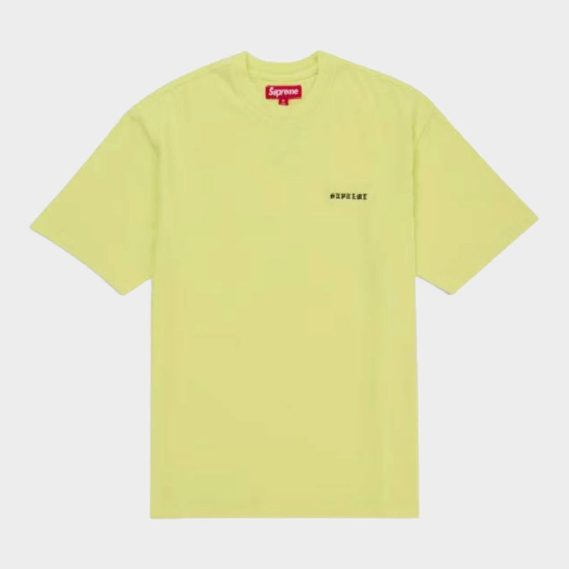 Supreme シュプリーム 2026AW Washed S/S Top ウォッシュド ショートスリーブ トップTシャツ イエロー