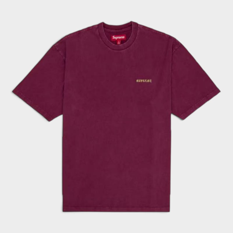  Supreme シュプリーム 2026AW Washed S/S Top ウォッシュド ショートスリーブ トップTシャツ プラム