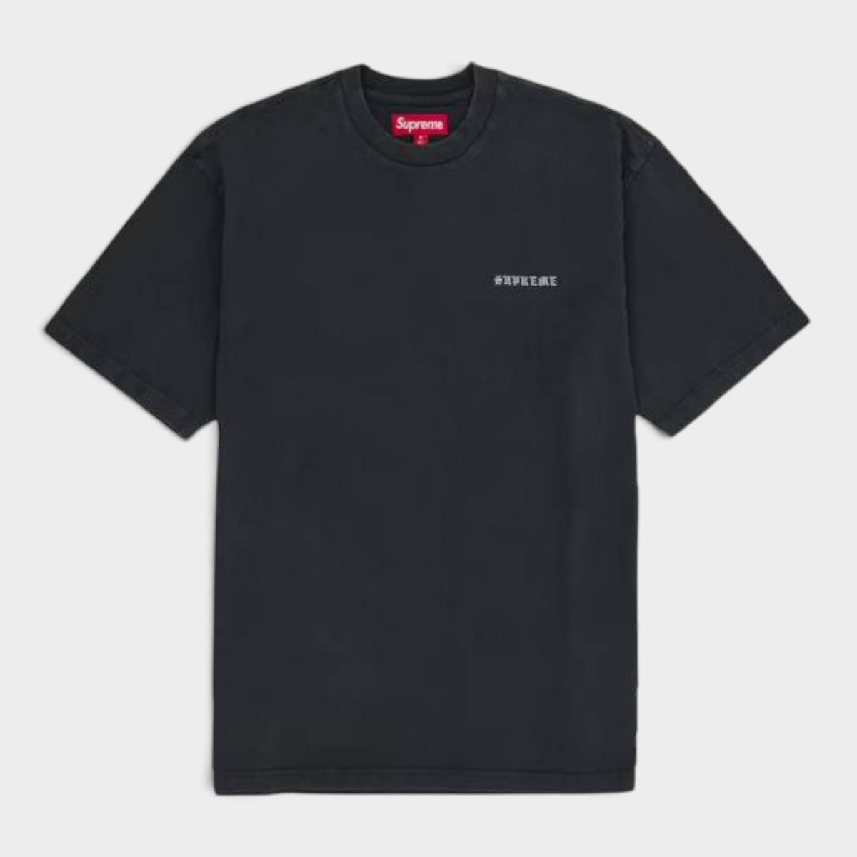 Supreme シュプリーム 2026AW Washed S/S Top ウォッシュド ショートスリーブ トップTシャツ ブラック