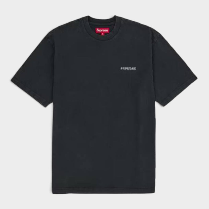 Supreme シュプリーム 2026AW Washed S/S Top ウォッシュド ショートスリーブ トップTシャツ ブラック