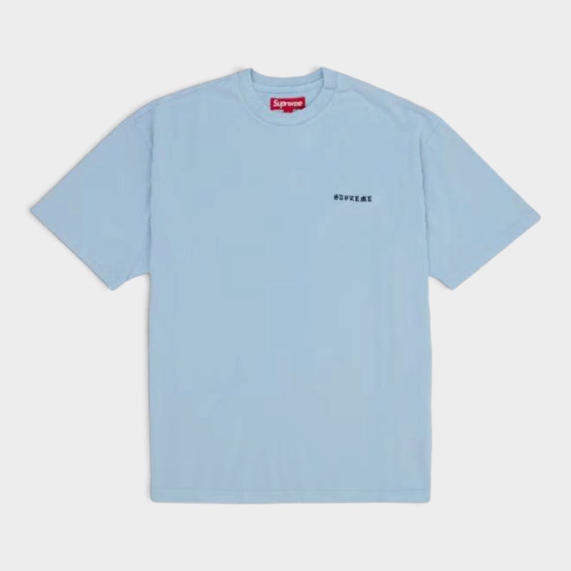 Supreme シュプリーム 2026AW Washed S/S Top ウォッシュド ショートスリーブ トップTシャツ ライトブルー