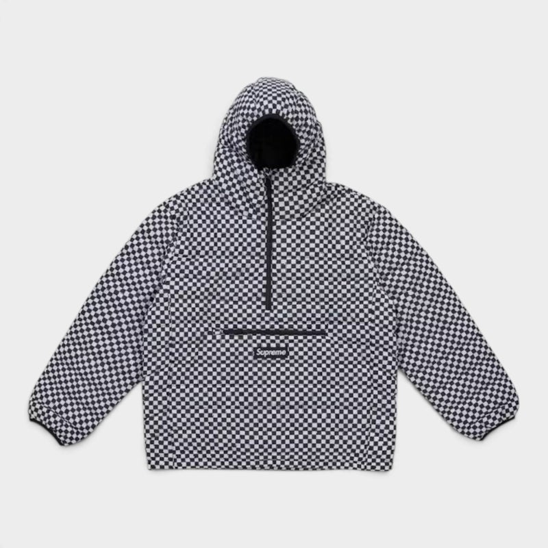  Supreme シュプリーム 2026AW Micro Down Half Zip Hooded Pullover マイクロダウン ハーフジップ フーデッドプルオーバー ホワイトチェッカーボード