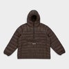 Supreme シュプリーム 2026AW Micro Down Half Zip Hooded Pullover マイクロダウン ハーフジップ フーデッドプルオーバー ダークブラウン