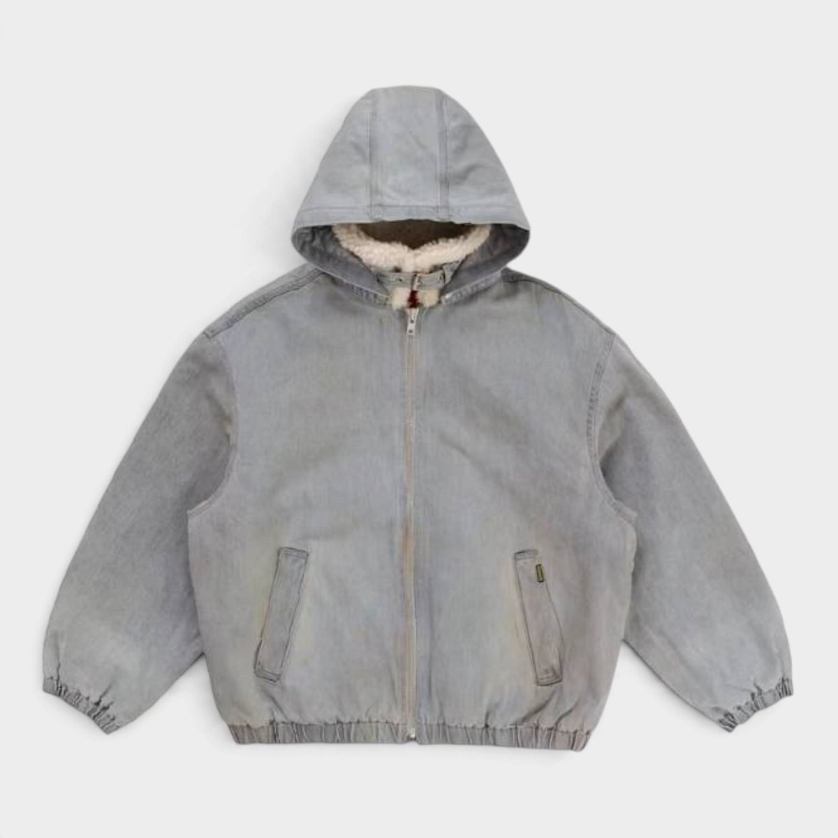  Supreme シュプリーム 2026AW Faux Shearling Lined Bomber Jacket フェイクシアリング ラインド ボンバージャケット ウォッシュドグレー
