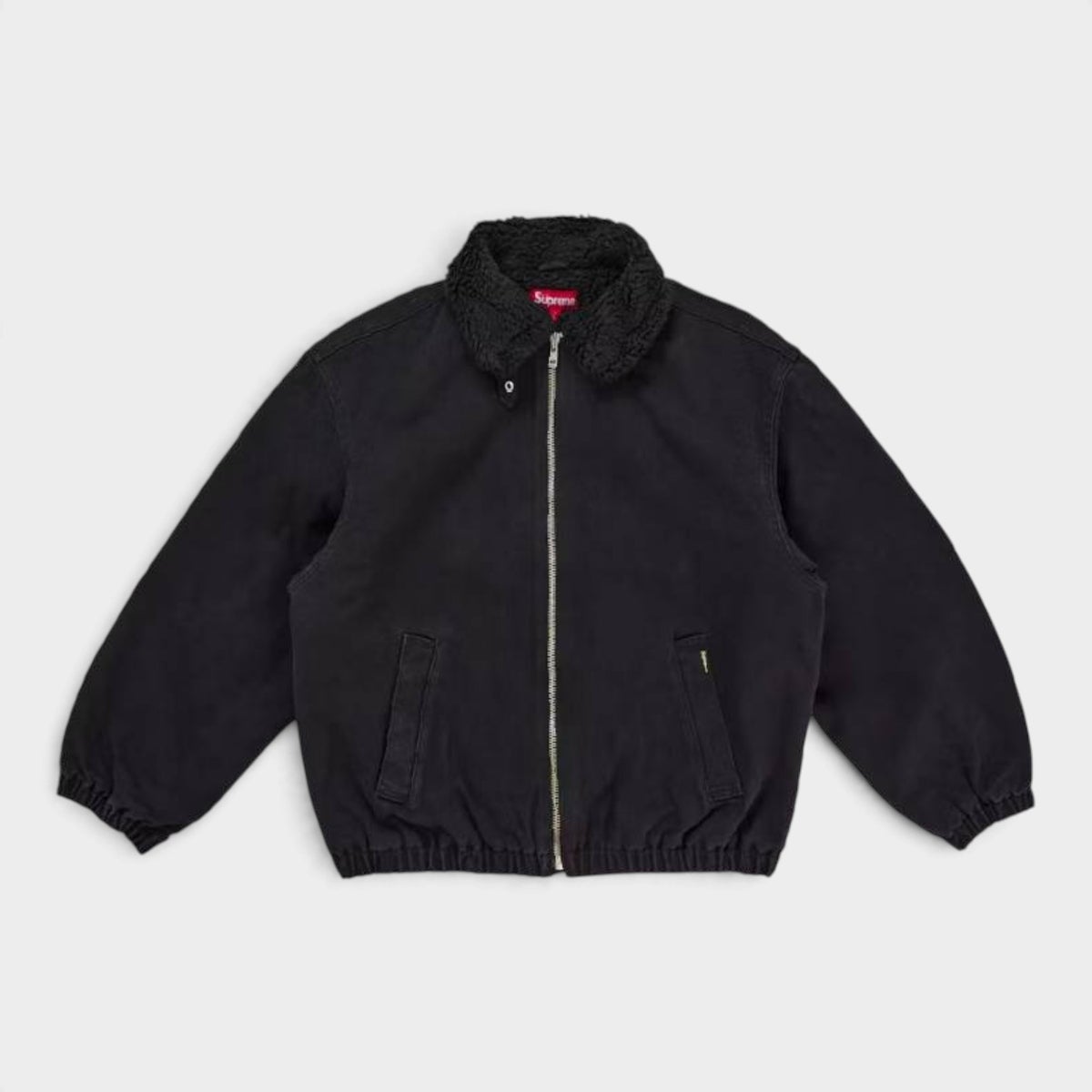 Supreme シュプリーム 2026AW Faux Shearling Lined Bomber Jacket フェイクシアリング ラインド ボンバージャケット ブラック