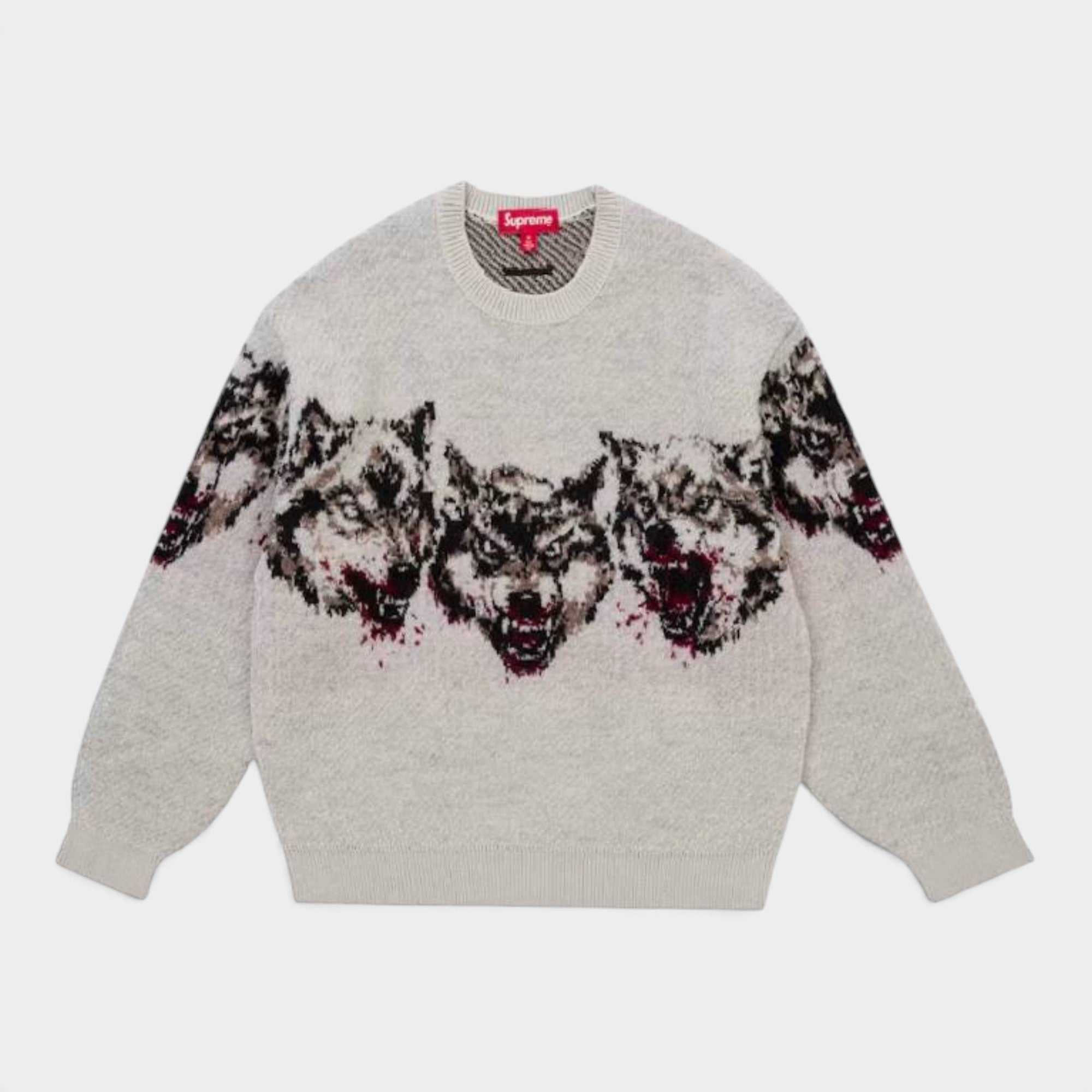 Supreme シュプリーム 2026AW Wolves Sweater ウルブズ セーター ホワイト