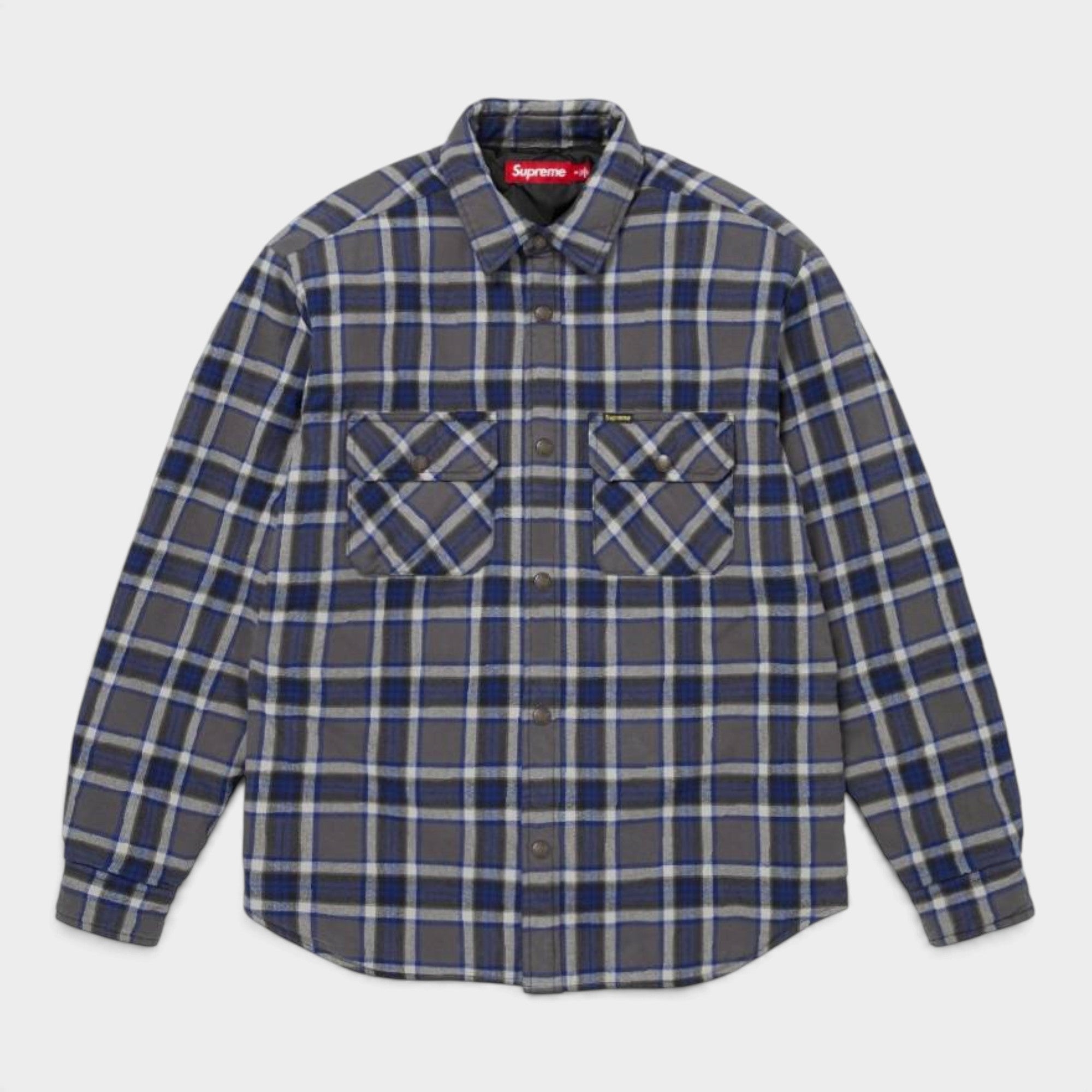 Supreme キルテッド　フランネルシャツ　L　シュプリーム　アウター Supreme シュプリーム 2026AW Quilted Lined Flannel Snap Shirt