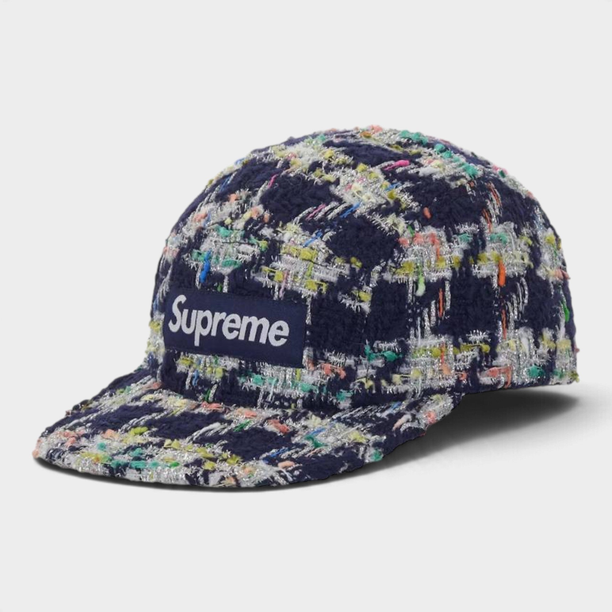 Supreme シュプリーム 2026AW Metallic Boucle Camp Cap メタリック
