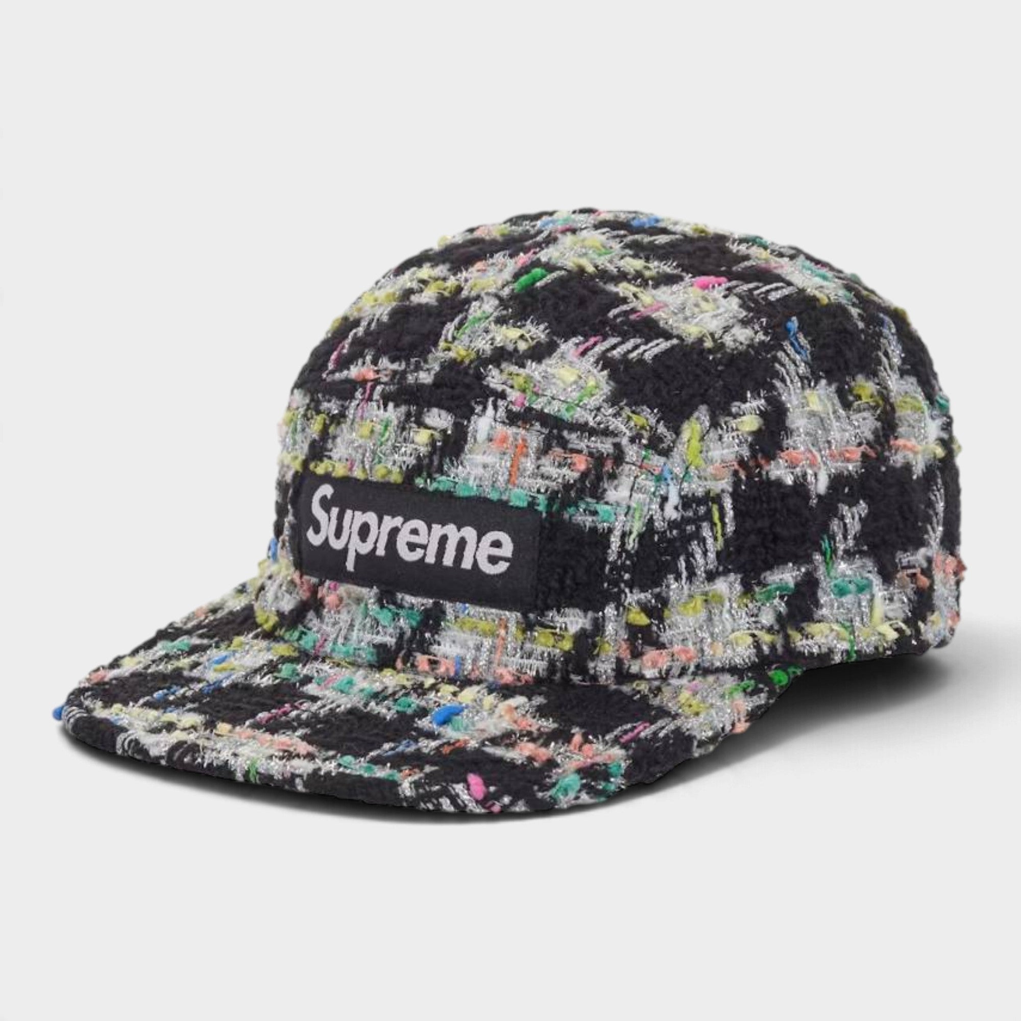 Supreme シュプリーム 2026AW Metallic Boucle Camp Cap メタリック