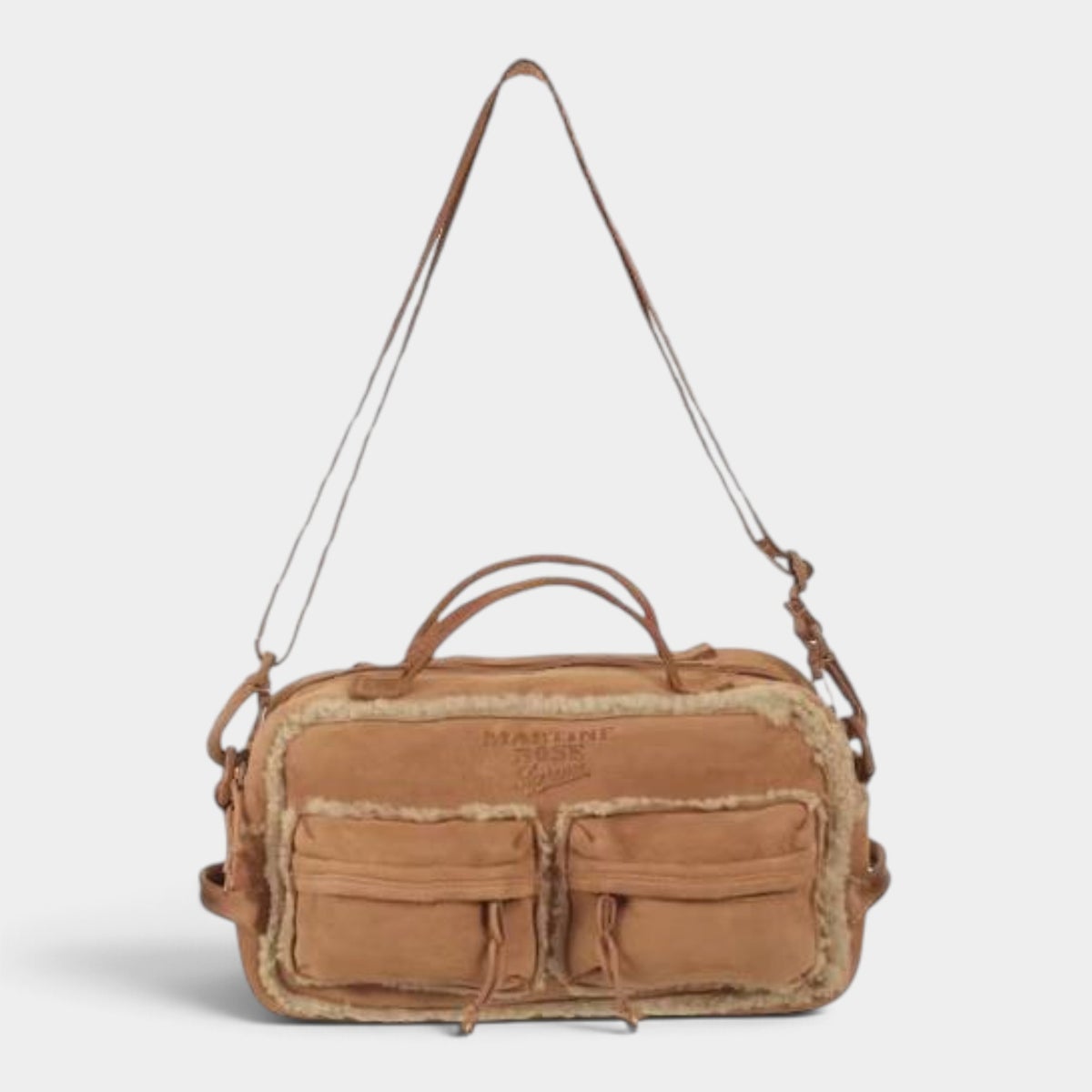 Supreme シュプリーム 2026AW Martine Rose Shearling Mini Duffle Bag マーティンローズ シアリング ミニ ダッフルバッグ タン