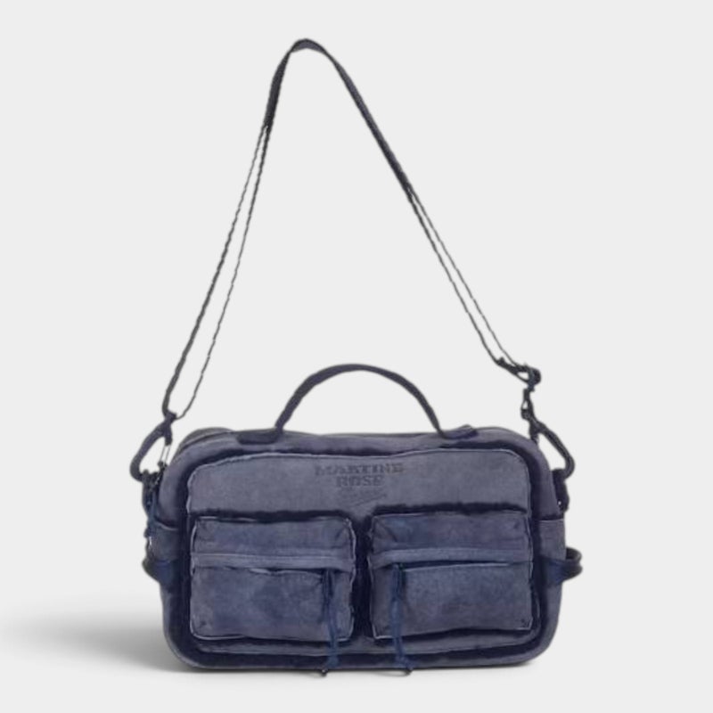Supreme シュプリーム 2026AW Martine Rose Shearling Mini Duffle Bag マーティンローズ シアリング ミニ ダッフルバッグ ネイビー