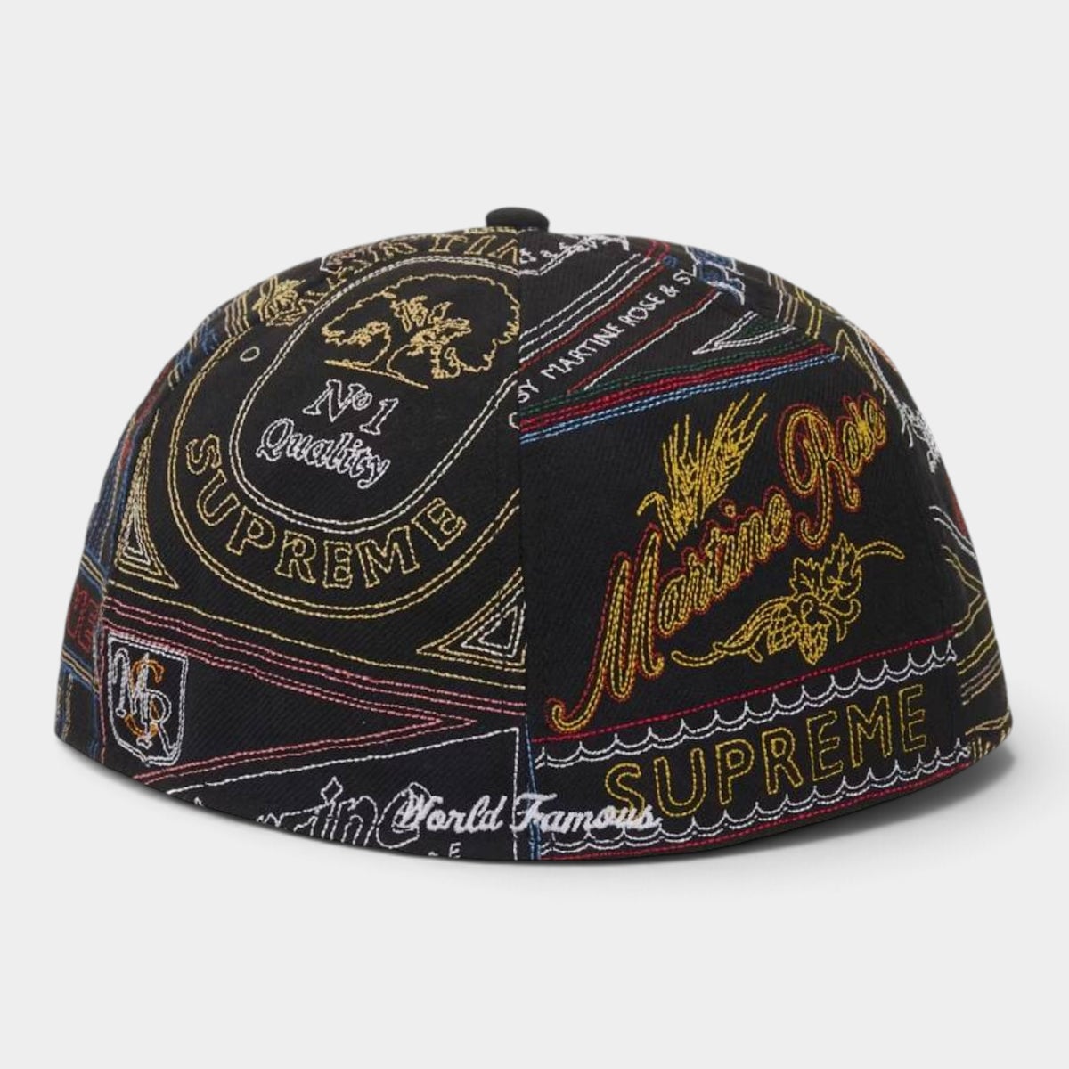 Supreme シュプリーム 2026AW Martine Rose Patchwork Labels Box Logo New Era Cap マーティンローズ パッチワーク ラベル ボックスロゴ ニューエラキャップ　マルチカラー